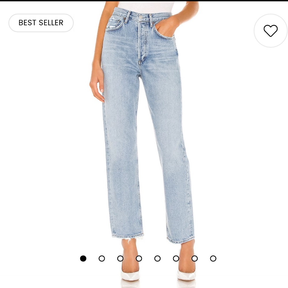 AGOLDE 90’s Mid Rise Loose Fit in Snapshot - Size 29